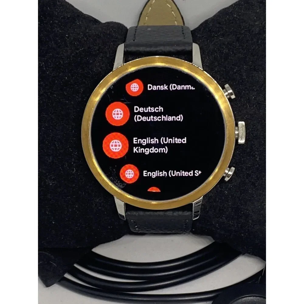 Fossil Gen 4 Authentic Digital Dial Smart Watch Custom Band FTW6016 AB164